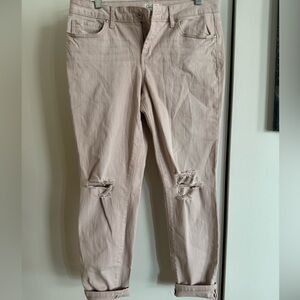 Jessica Simpson rose/blush skinny jeans